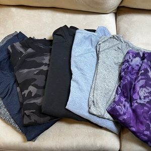 6 Athleta Medium Tops Rainier Farallon Triumph Uptempo